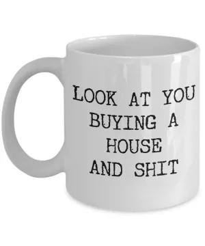 Housewarming Gift New Home Owner Gifts First Time Home Buyer New House Coffee Cup New Home Funny Housewarming Gift Congratulations Mug