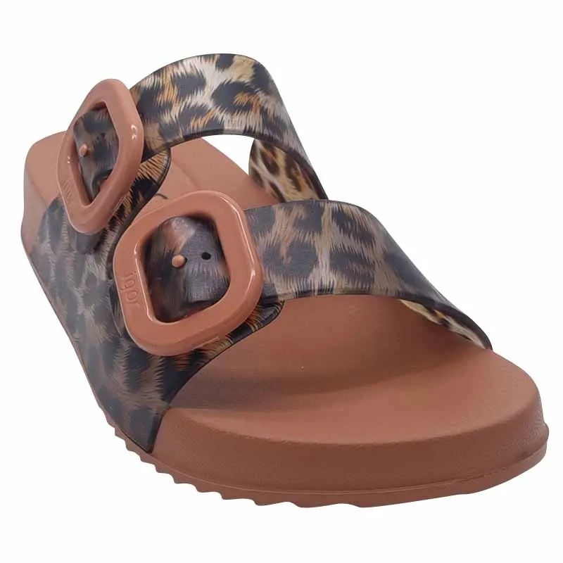 Igor Womens Leopard Print Mule Sandal - S10345