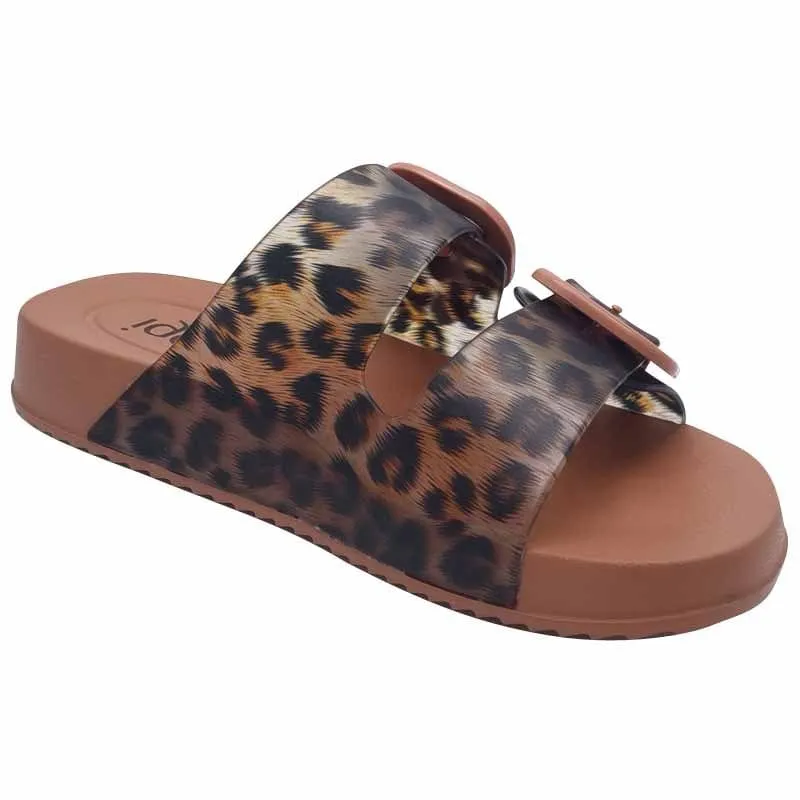 Igor Womens Leopard Print Mule Sandal - S10345