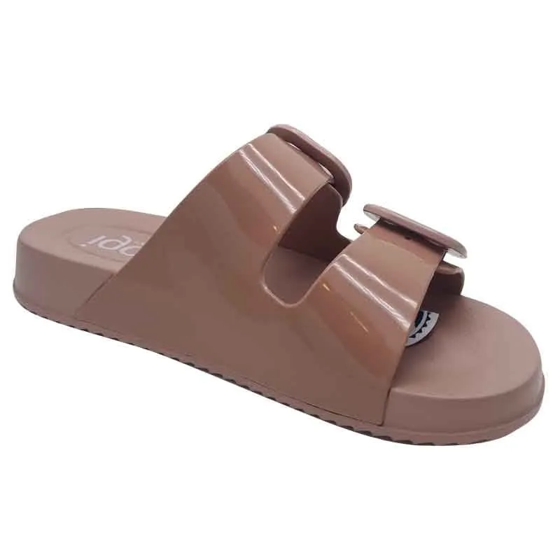 Igor Womens Nude Large Buckle Mule Sandal - S10334