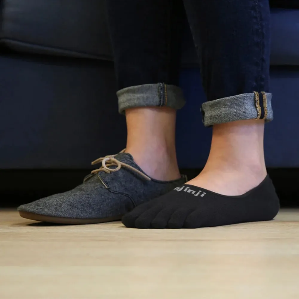 Injinji Sport Lightweight Hidden Coolmax - Black
