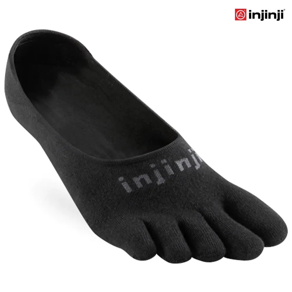 Injinji Sport Lightweight Hidden Coolmax - Black