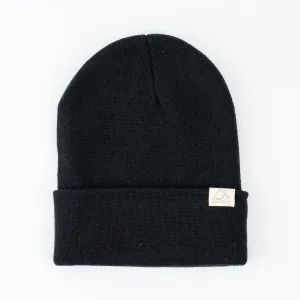 Jet Black Beanie