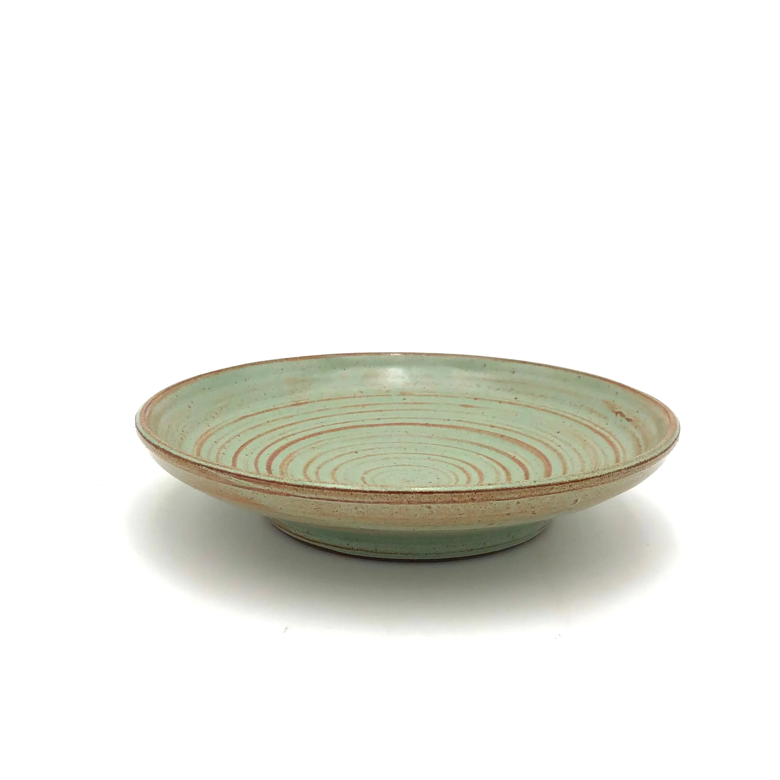 Joan Searles - Flat Dish - Scaled (Green)