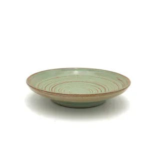 Joan Searles - Flat Dish - Scaled (Green)