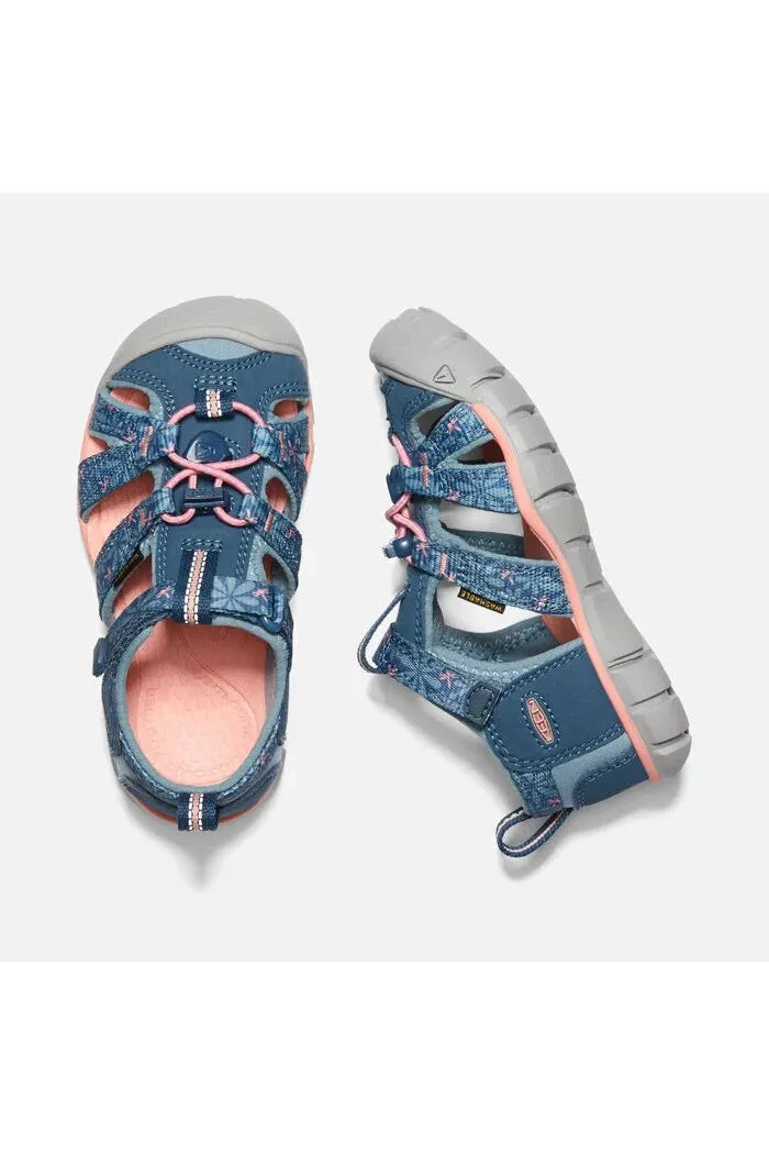 Keen Big Kids Seacamp II CNX in Real Teal/Stone Blue
