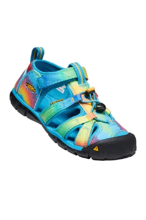 Keen Children's Seacamp II CNX II in Vivid Blue/Original Tie Dye
