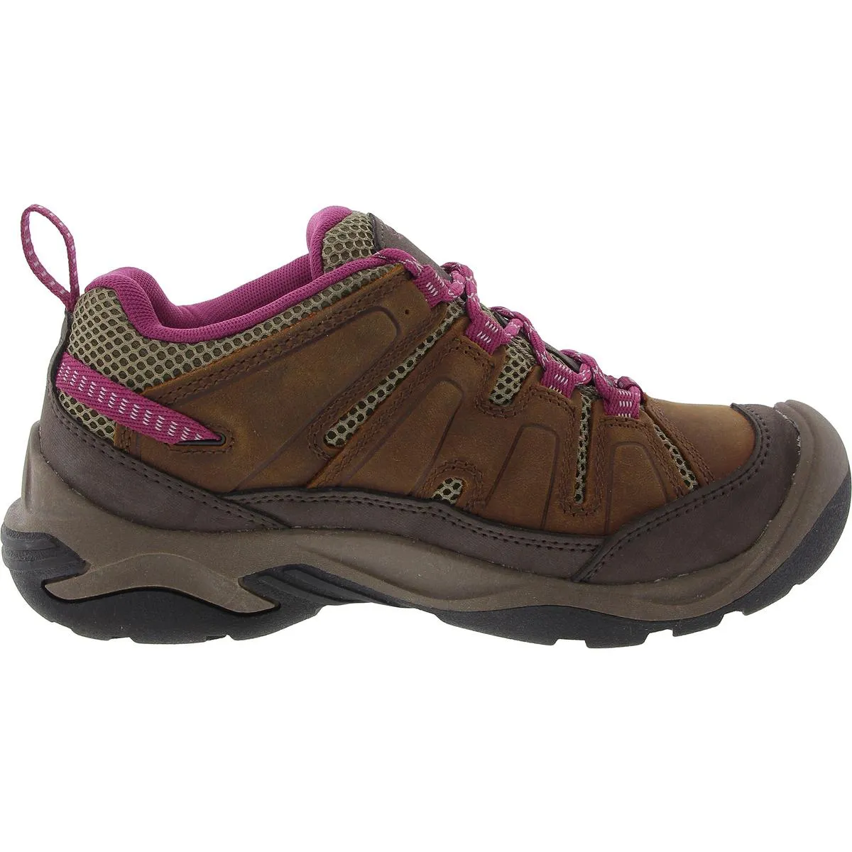 Keen Womens Circadia Vent Leather Trail Hiking Shoes
