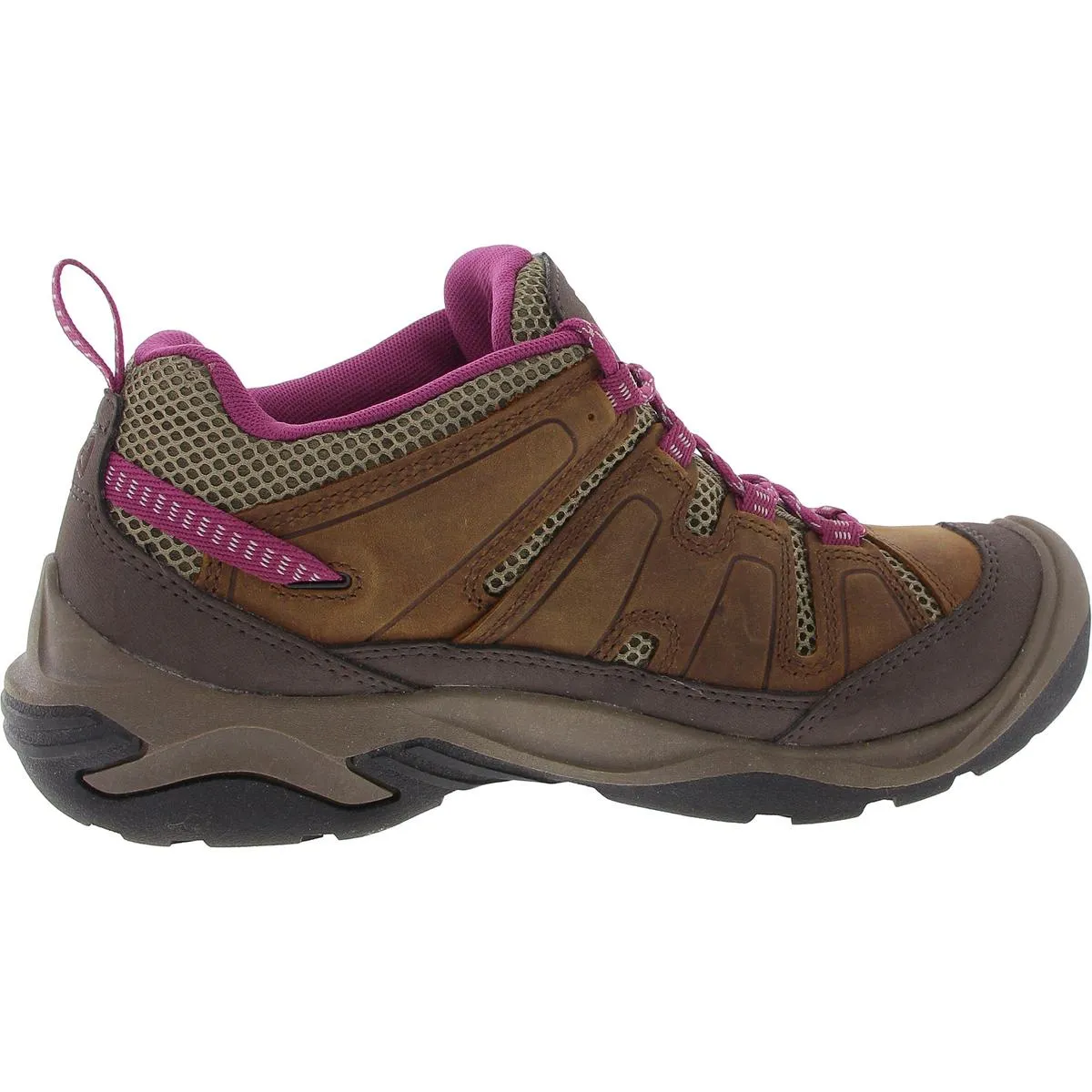 Keen Womens Circadia Vent Leather Trail Hiking Shoes