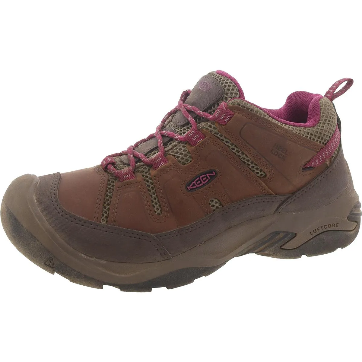 Keen Womens Circadia Vent Leather Trail Hiking Shoes