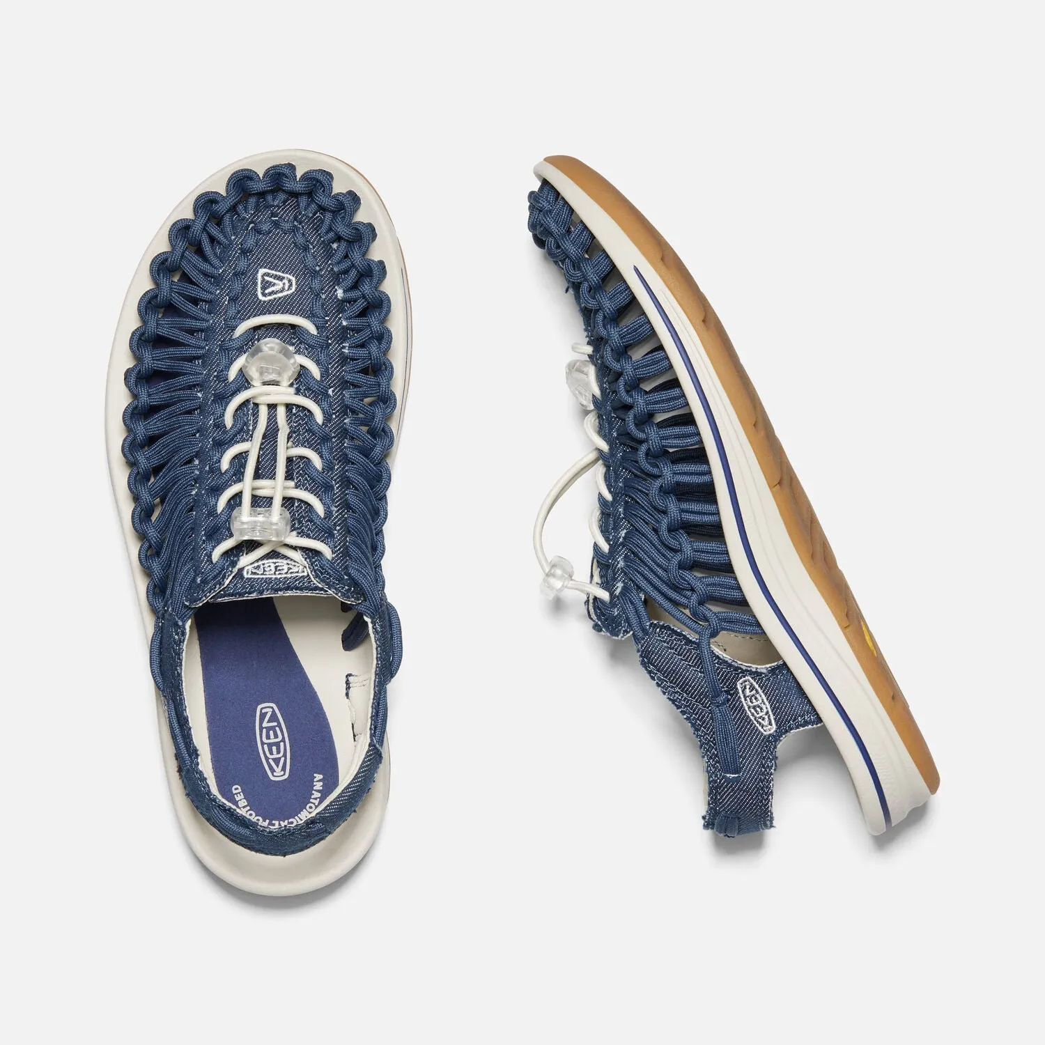 KEEN WOMEN'S UNEEK CANVAS - NAVY/BIRCH