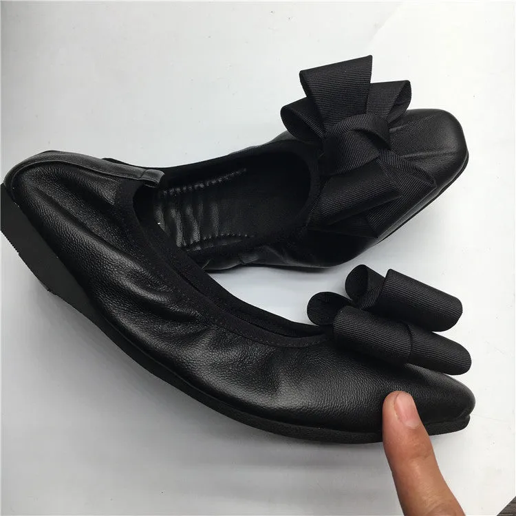 Lamb Skin Ballerina Flats