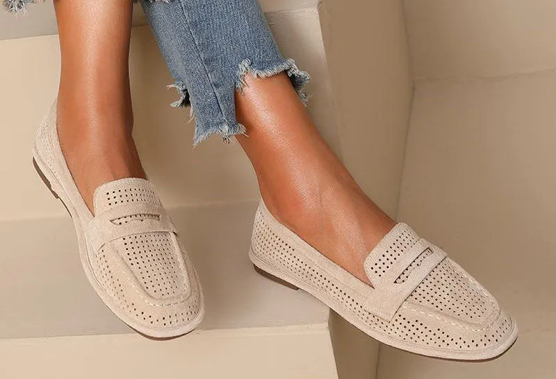 Lasered Penny Loafer