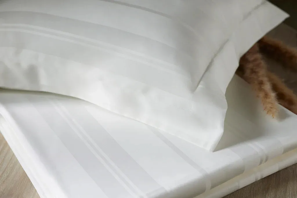 Legna Lucca Stripe Flat Sheet by SDH