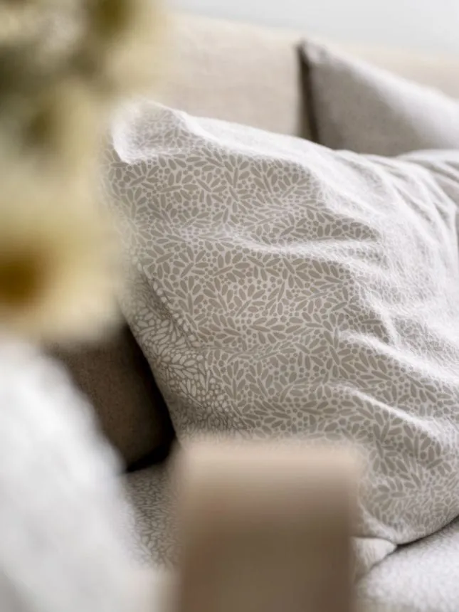 Linen House Sally Taupe Flannelette Winter Sheet Set