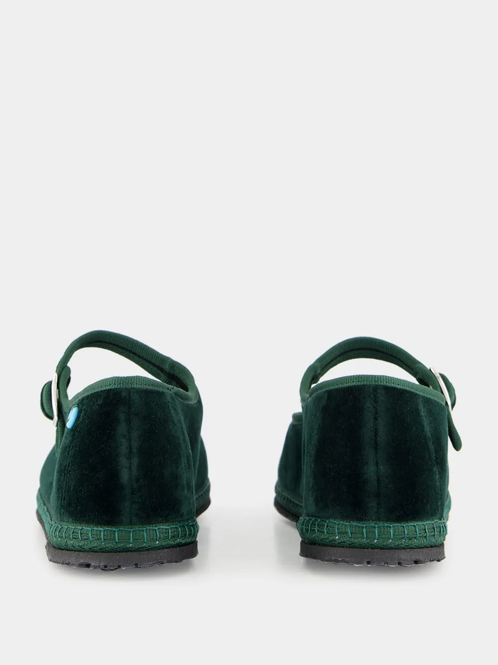 Mary Jane in Green Carnia Velvet
