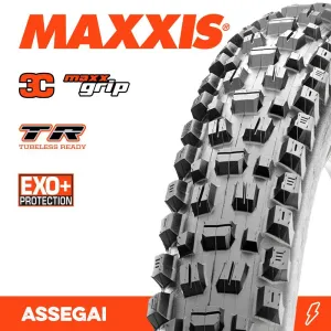 Maxxis Tyre Assegai 29 X 2.50 WT Grip EXO  TR Fold 60TPI E-25
