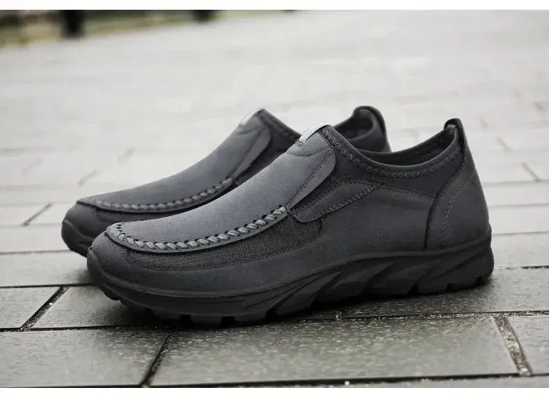 Men Casual Shoes Breathable Loafers Sneakers Fashion Comfortable Flat Handmade Retro Leisure Loafers Shoes Men Shoes
