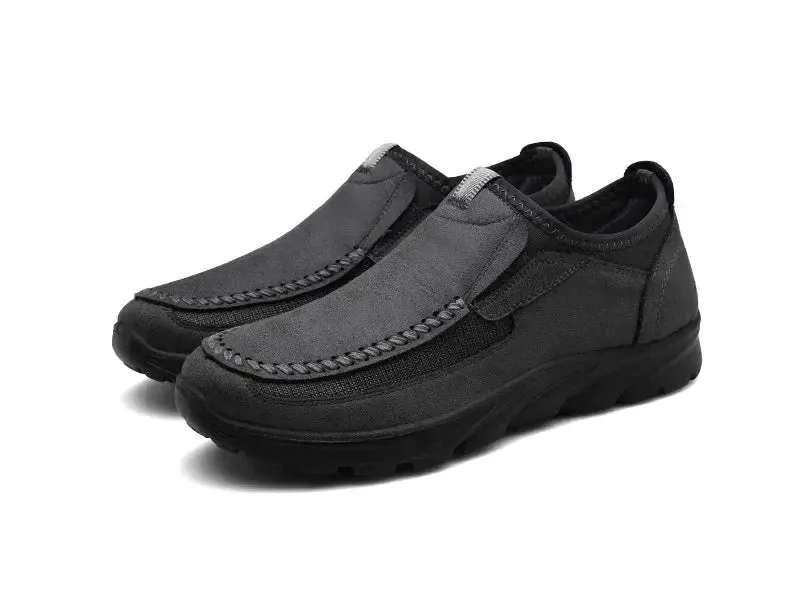 Men Casual Shoes Breathable Loafers Sneakers Fashion Comfortable Flat Handmade Retro Leisure Loafers Shoes Men Shoes