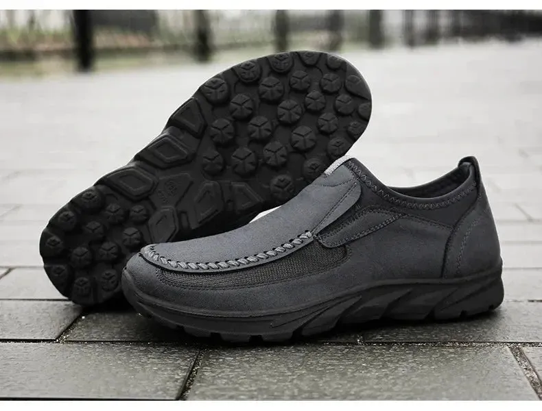 Men Casual Shoes Breathable Loafers Sneakers Fashion Comfortable Flat Handmade Retro Leisure Loafers Shoes Men Shoes