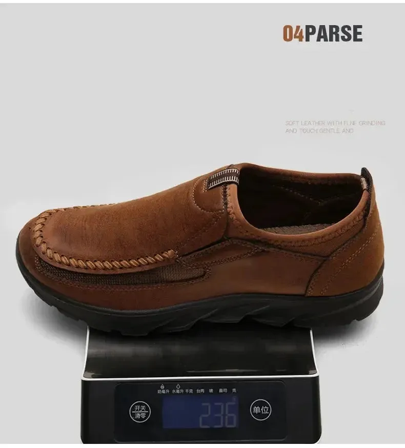 Men Casual Shoes Breathable Loafers Sneakers Fashion Comfortable Flat Handmade Retro Leisure Loafers Shoes Men Shoes