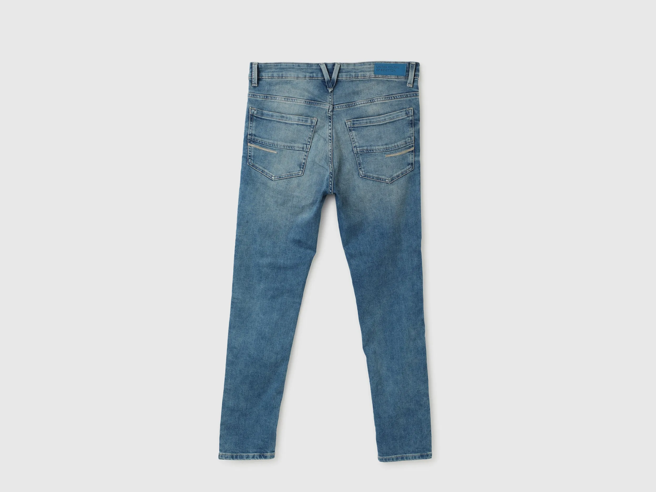 Men Solid Low Crotch Jeans