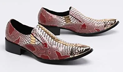 Men's Western Loafers Gold Tip
