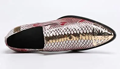 Men's Western Loafers Gold Tip