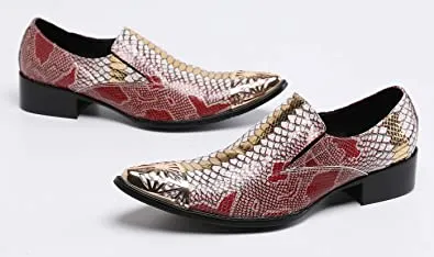 Men's Western Loafers Gold Tip