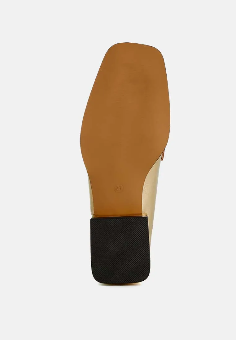 Metallic Penny Loafers By RAG