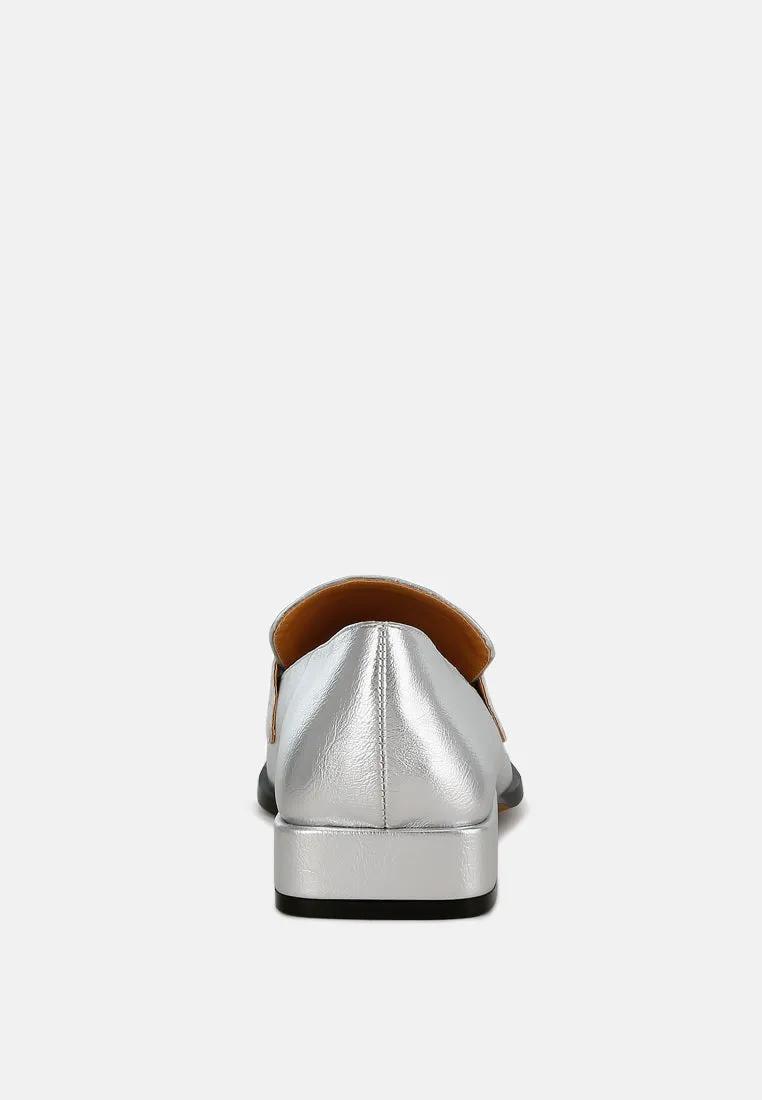 Metallic Penny Loafers By RAG
