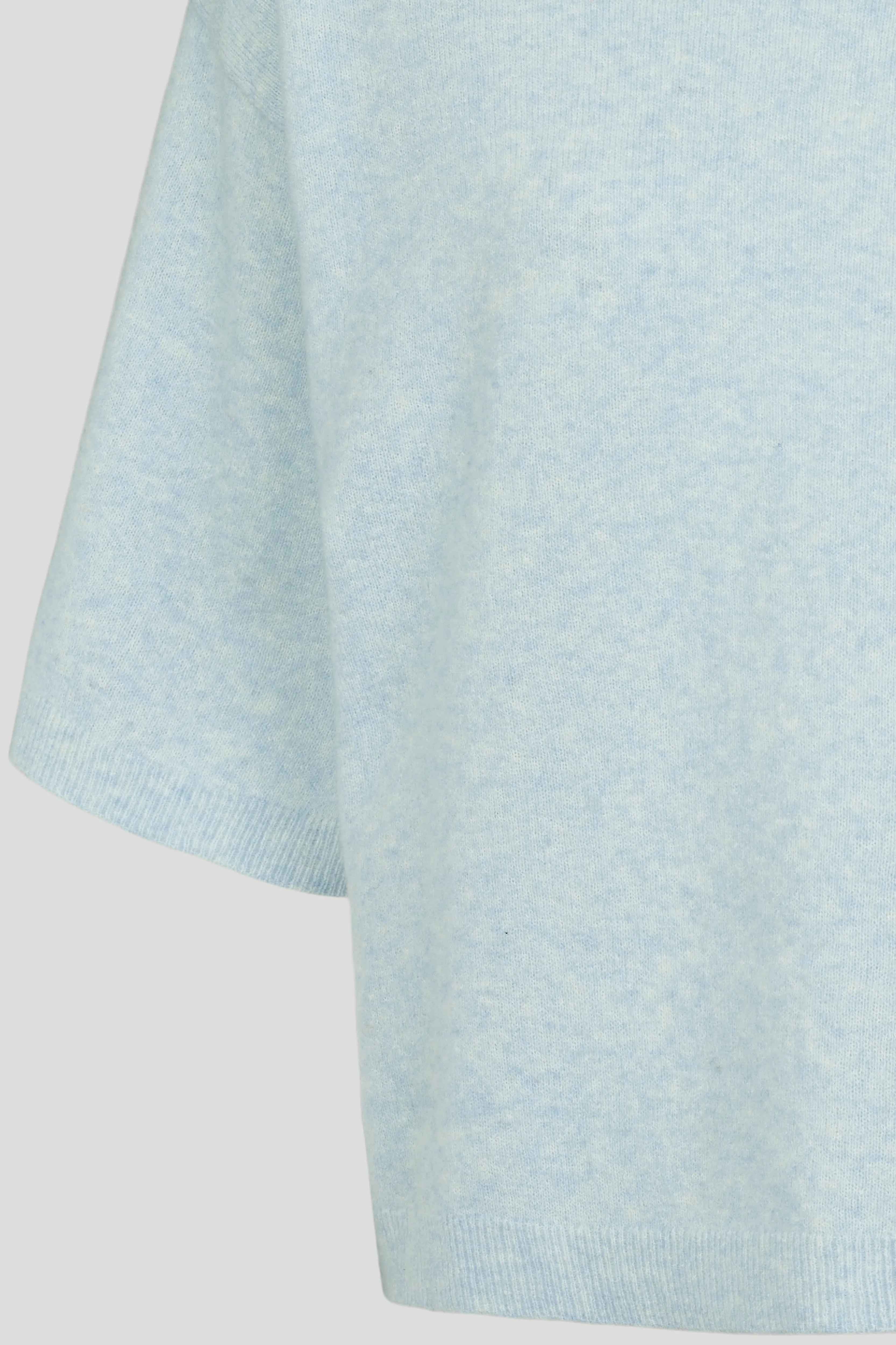 Montero striktrøje - Light blue melange