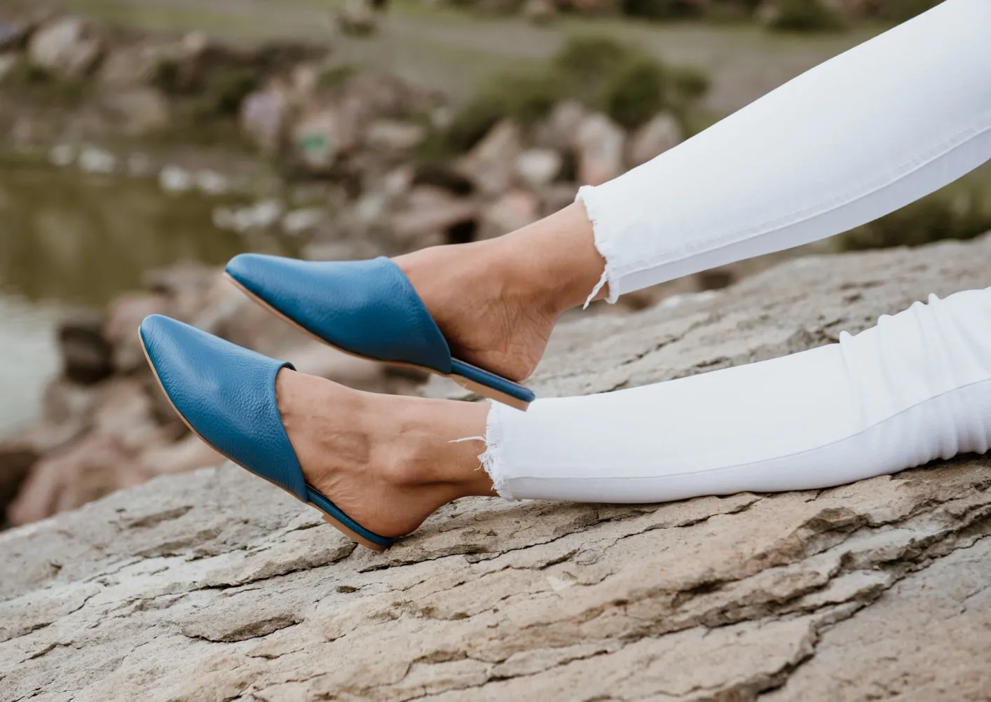MULES AZUL