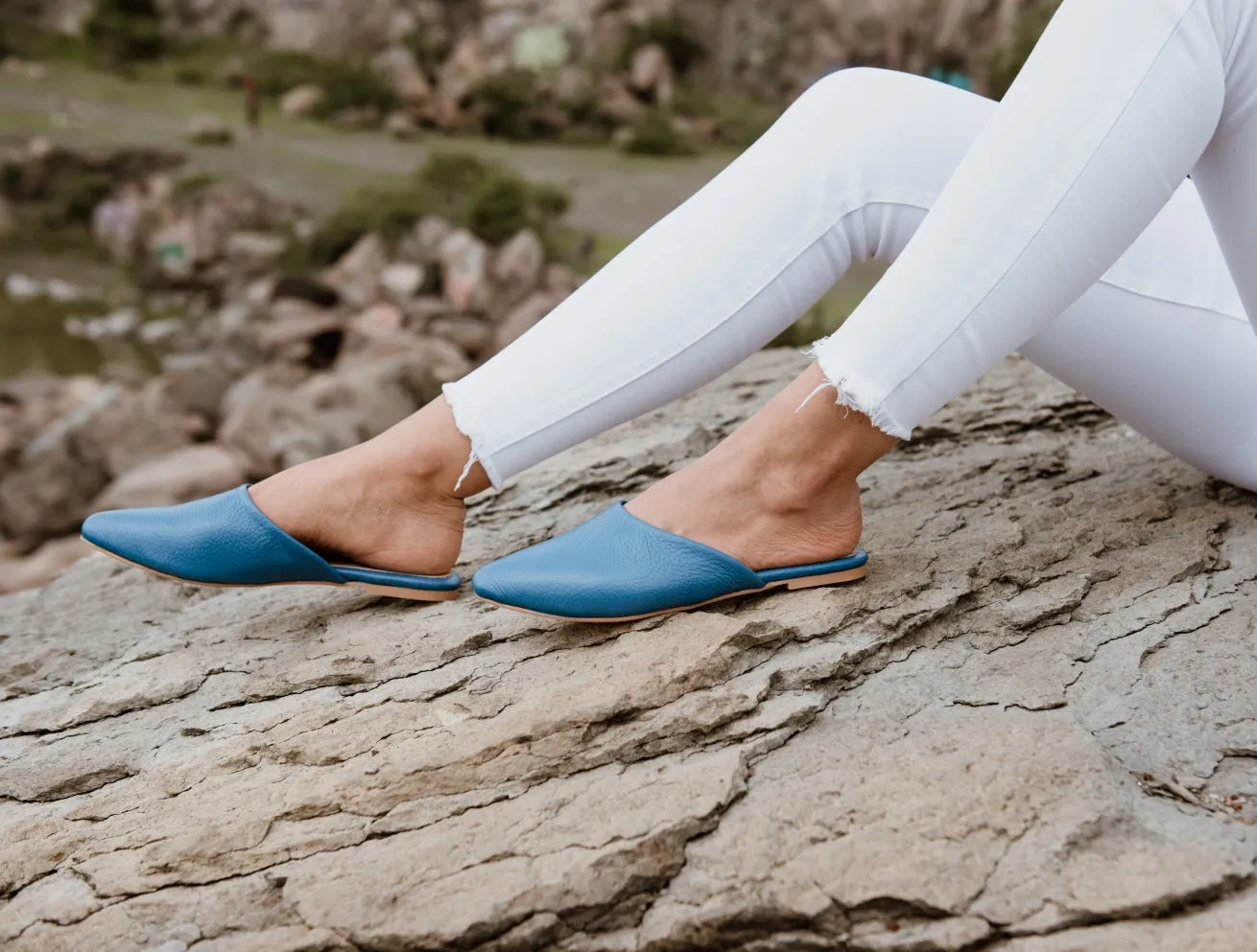 MULES AZUL