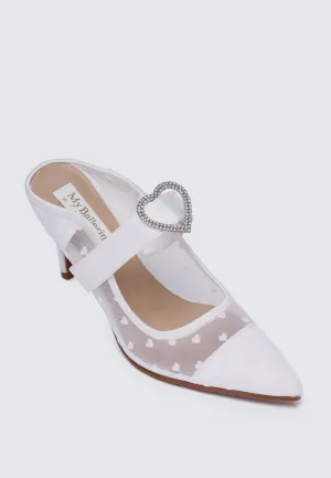 My Beloved Comfy Mules In White