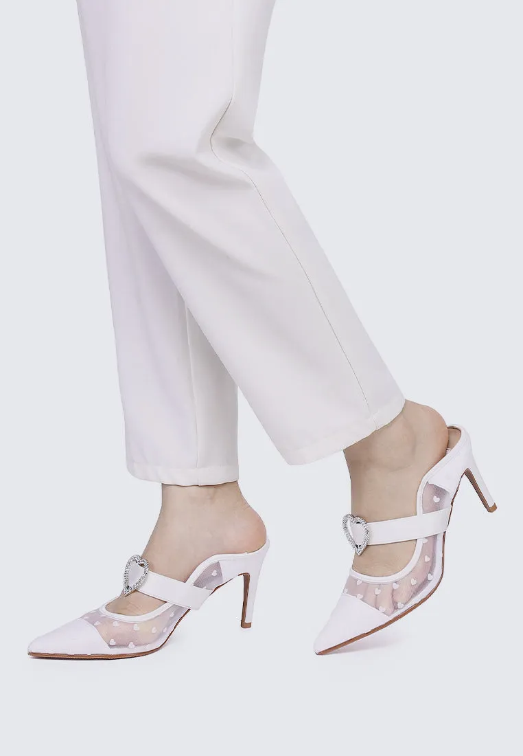 My Beloved Comfy Mules In White