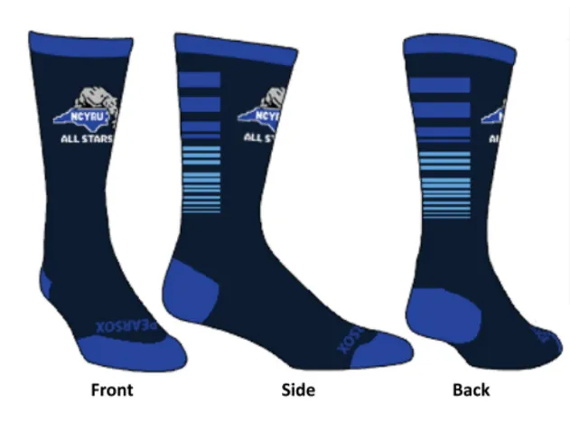 NCYRU All Stars Crew Socks