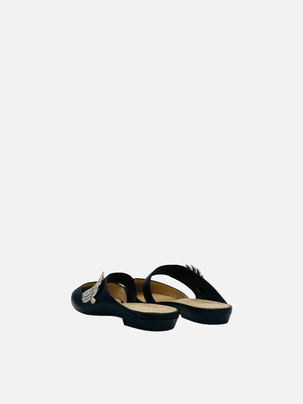 NICHOLAS KIRKWOOD Monstera Black Flats 37