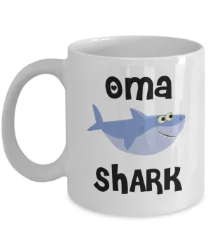 Oma Shark Mug Do Do Do Coffee Cup Oma Birthday Gift Idea Gifts for Omas