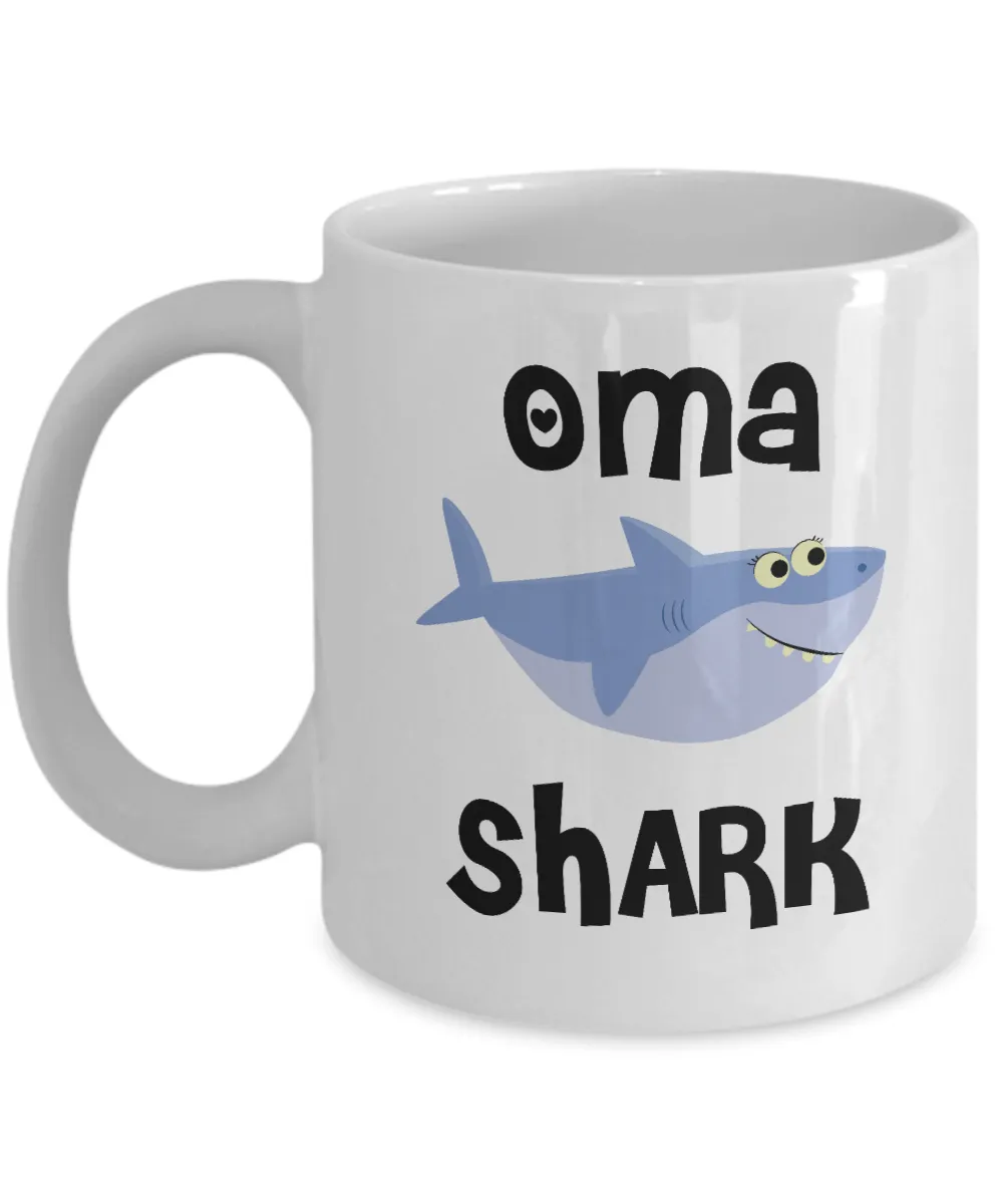 Oma Shark Mug Do Do Do Coffee Cup Oma Birthday Gift Idea Gifts for Omas
