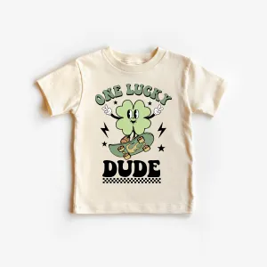 One Lucky Dude St. Patricks Day Kids shirt