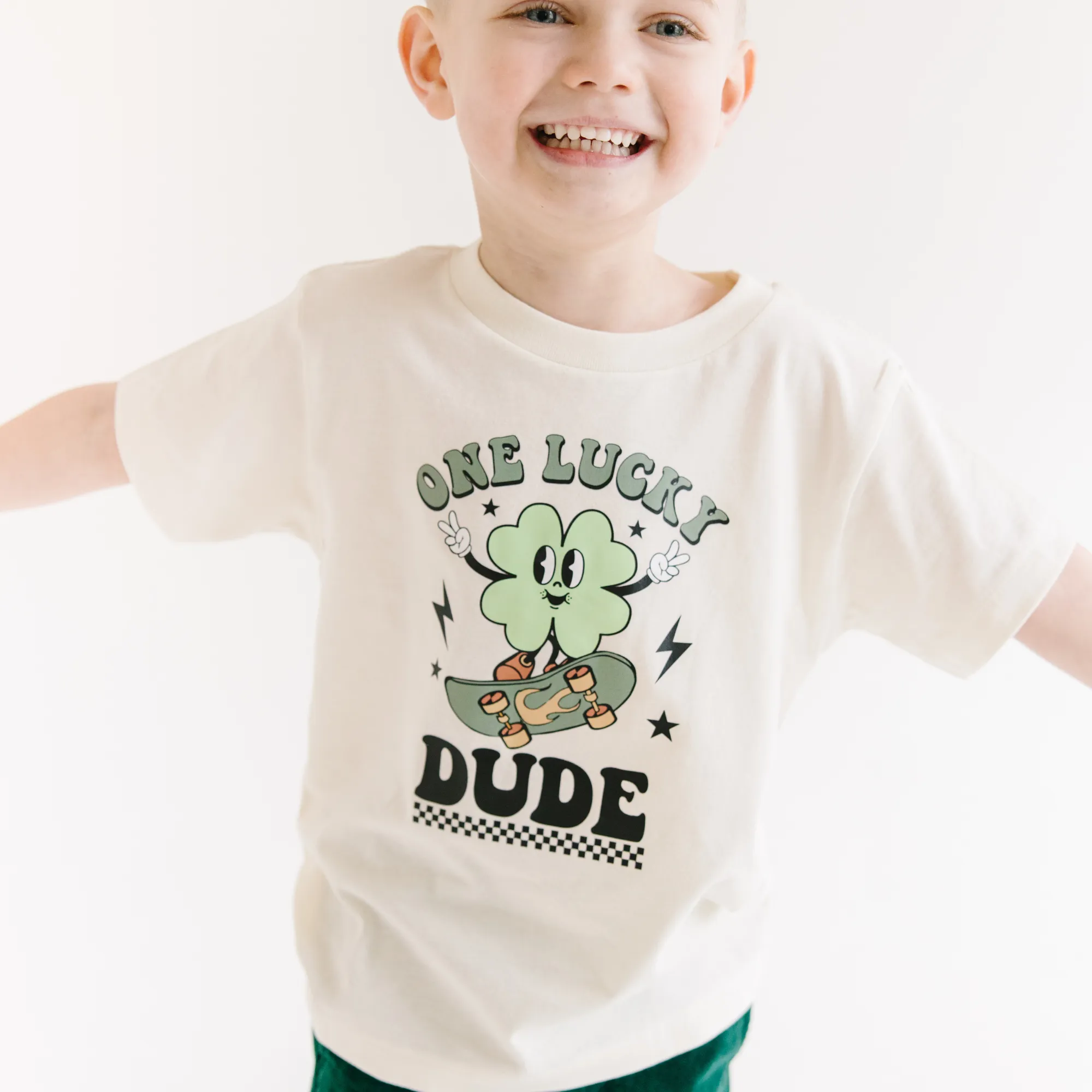 One Lucky Dude St. Patricks Day Kids shirt