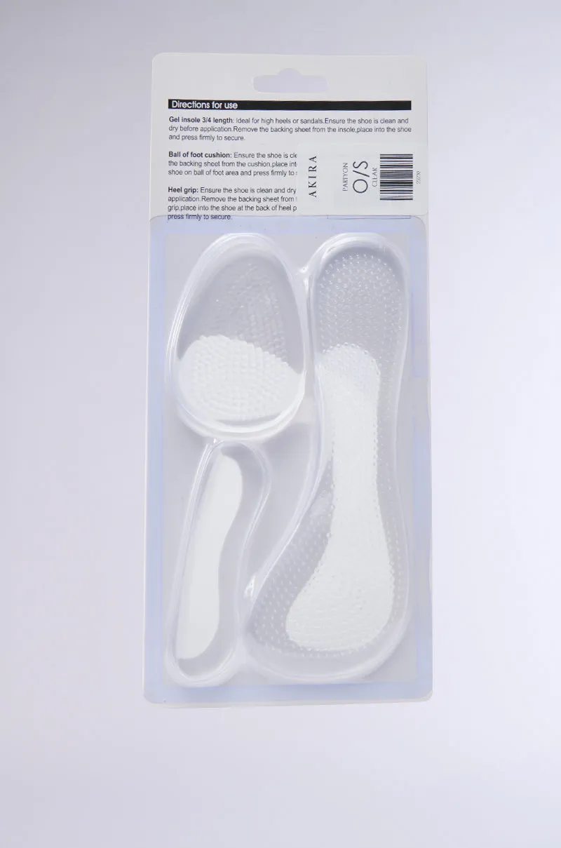 PARTY ON GEL INSOLE SET