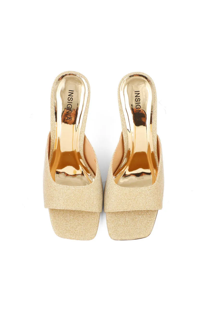 Party Wear Slip On I29281-Golden