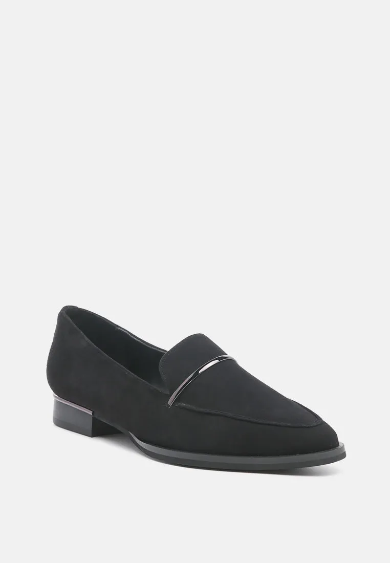 Paulina Suede Slip-On Loafers By Ruw