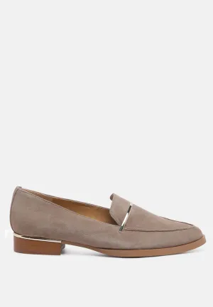 Paulina Suede Slip-On Loafers By Ruw
