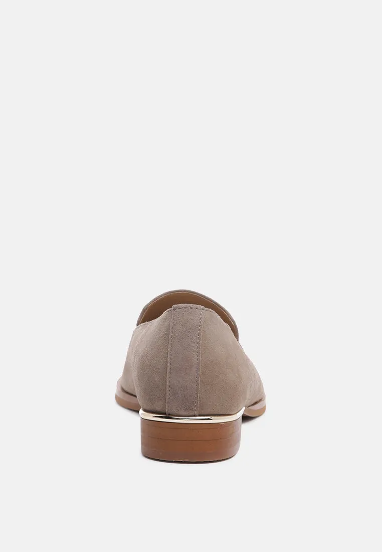 Paulina Suede Slip-On Loafers By Ruw