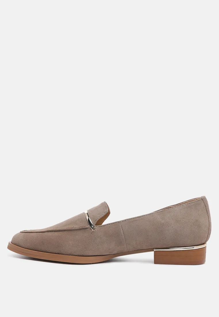 Paulina Suede Slip-On Loafers By Ruw