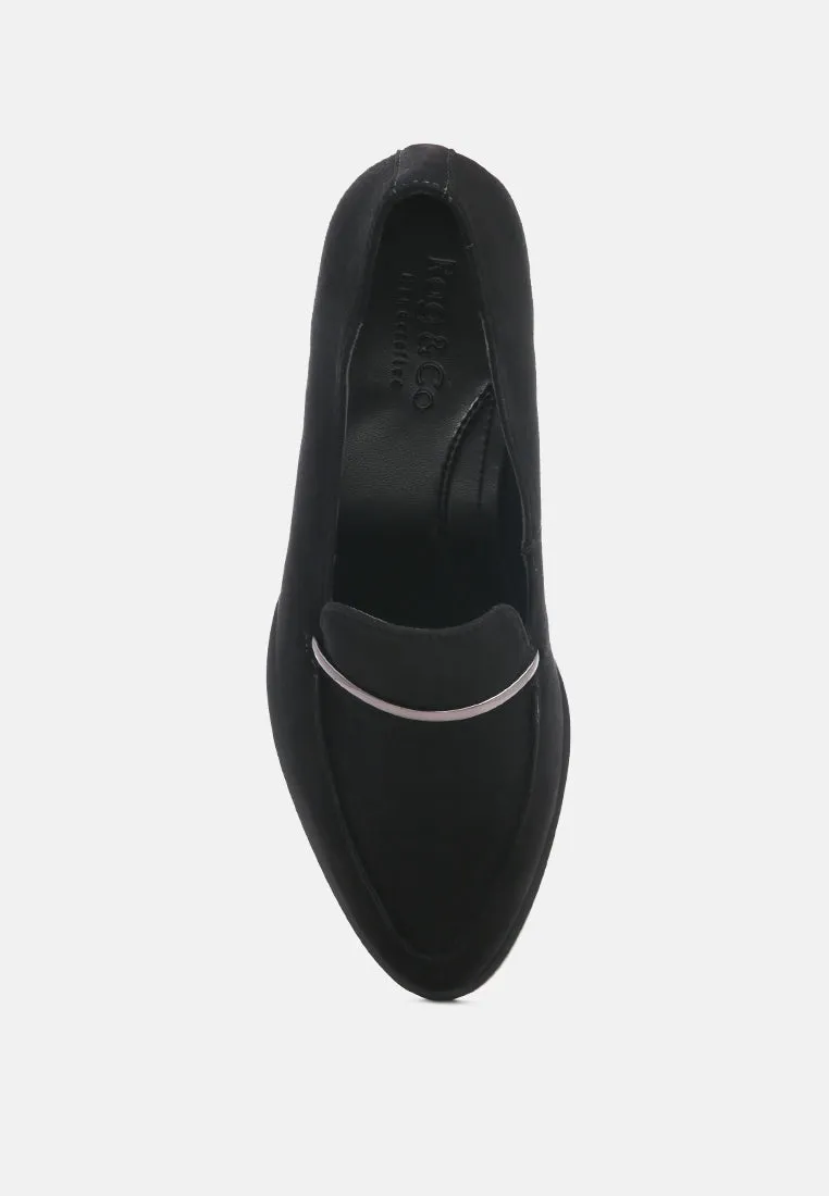 Paulina Suede Slip-On Loafers By Ruw