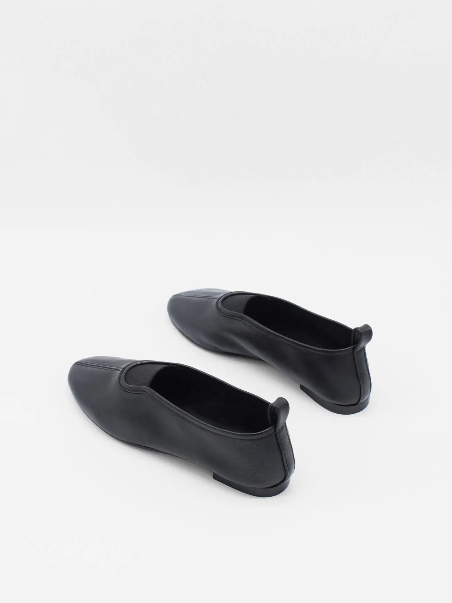 Piero black ballerina